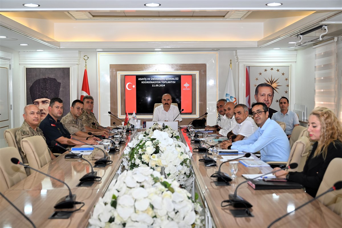 Asayiş ve Güvenlik Toplantısı Vali Canalp Başkanlığında yapıldı