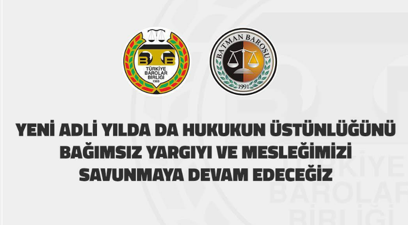 81 Baro’dan Ortak Açıklama: “Yeni Adli Yılda Hukukun Üstünlüğünü Savunmaya Devam Edeceğiz”