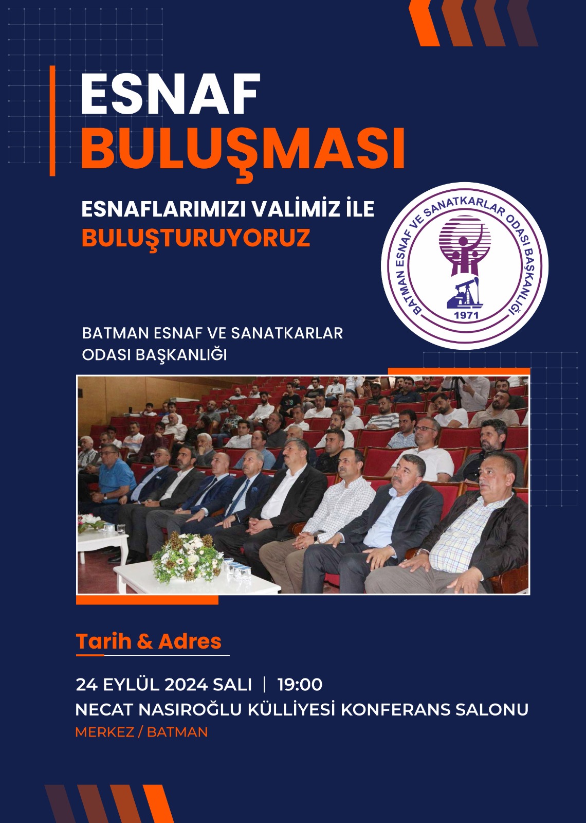 Vali, Esnaflar ile buluşacak