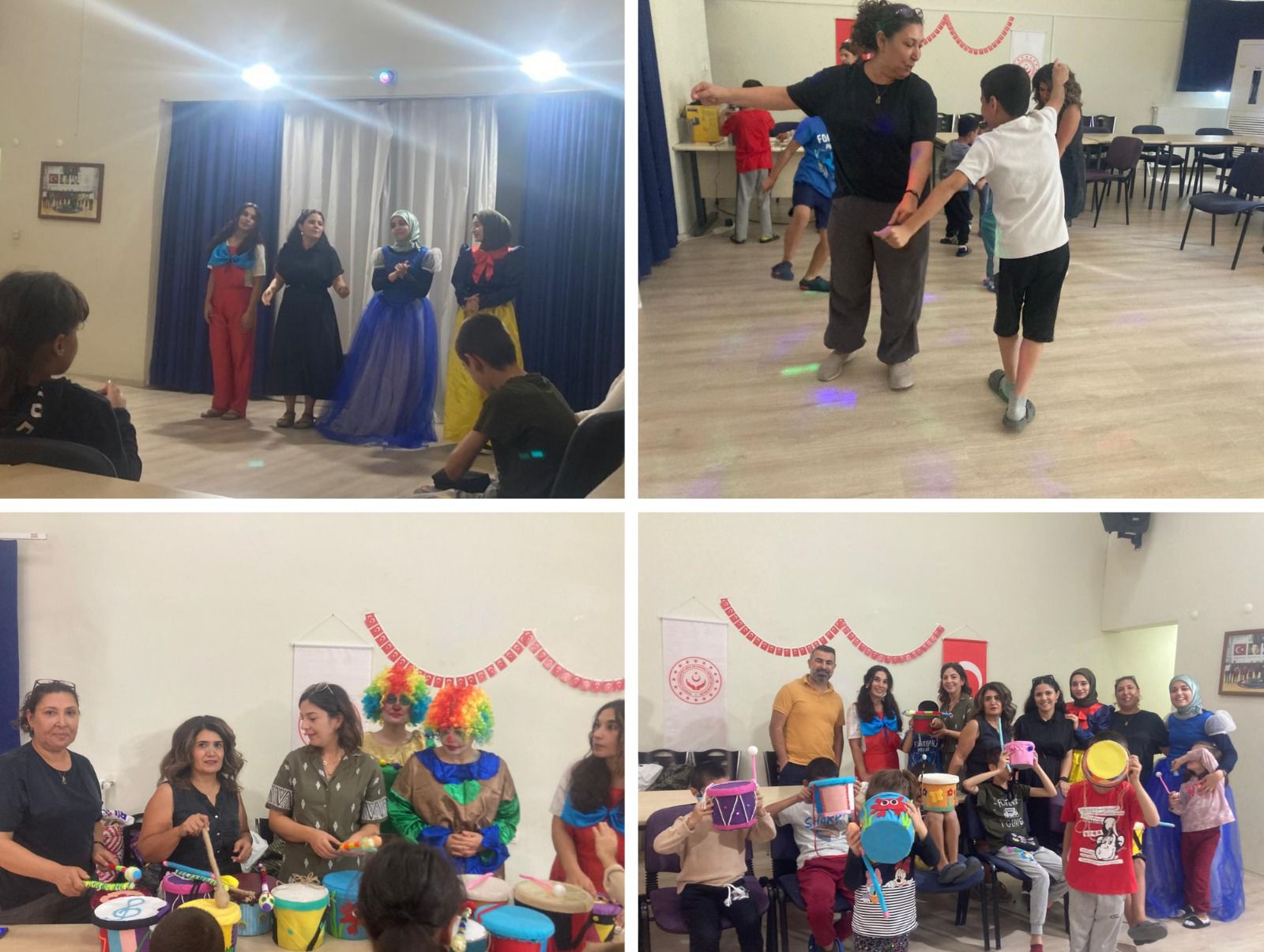 Çocuklar için sanat ve eğlence etkinlikleri düzenlendi