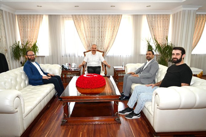 Vali Ekrem Canalp, Batman Eczacılar Odası Heyetini Kabul Etti