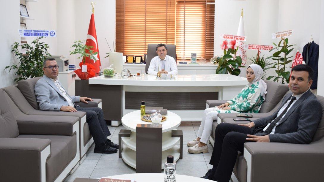 Eğitim Müfettişlerinden Kozluk İlçe Milli Eğitim Müdürü’ne hayırlı olsun ziyareti