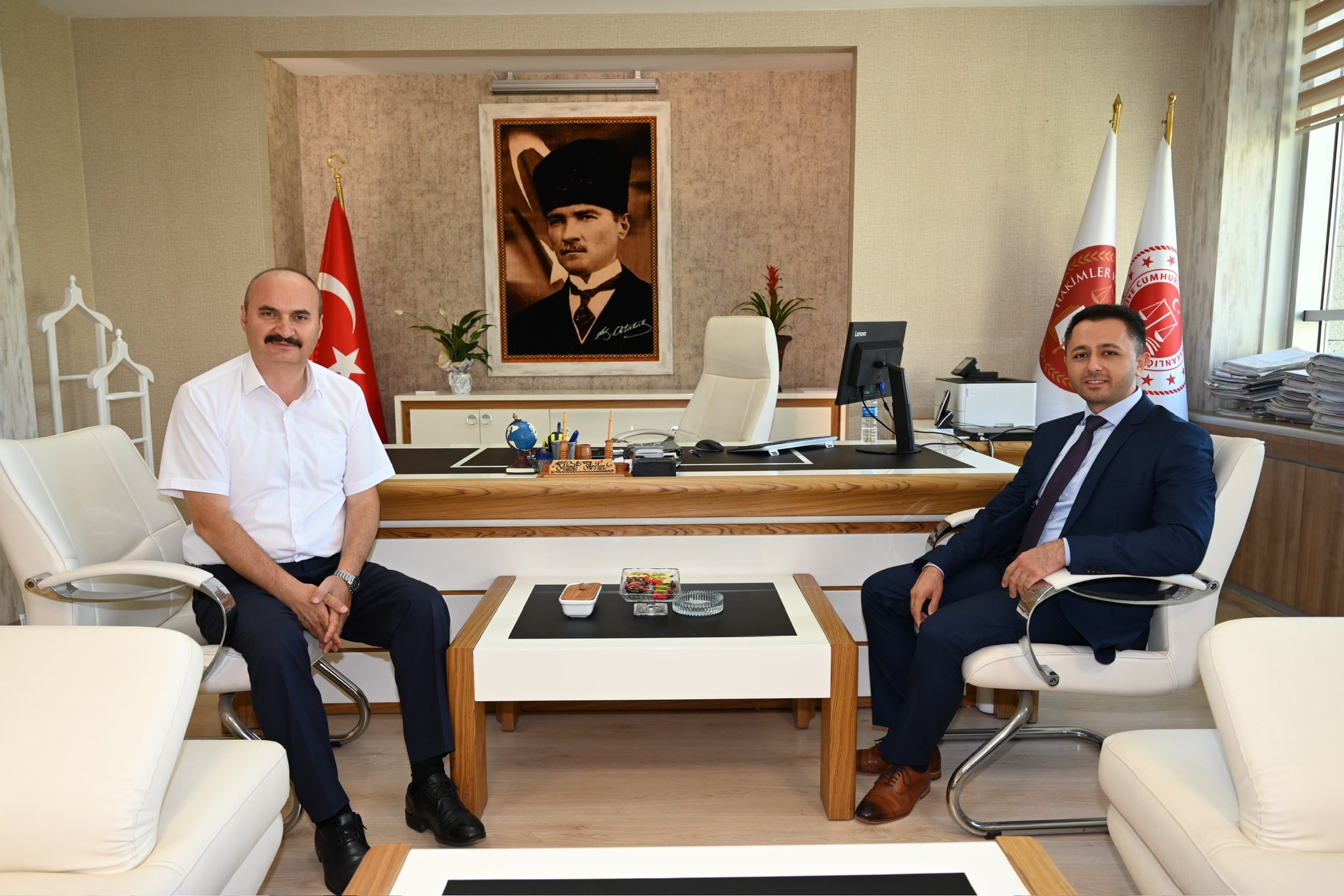 İdare Mahkemesi Başkanını ziyaret etti