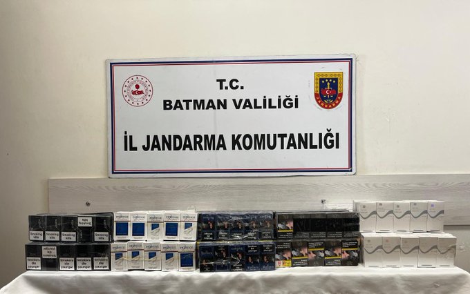 1121 paket kaçak sigara ele geçirildi