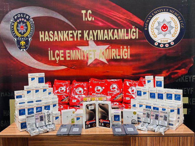 Kaçak ürünler ele geçirildi