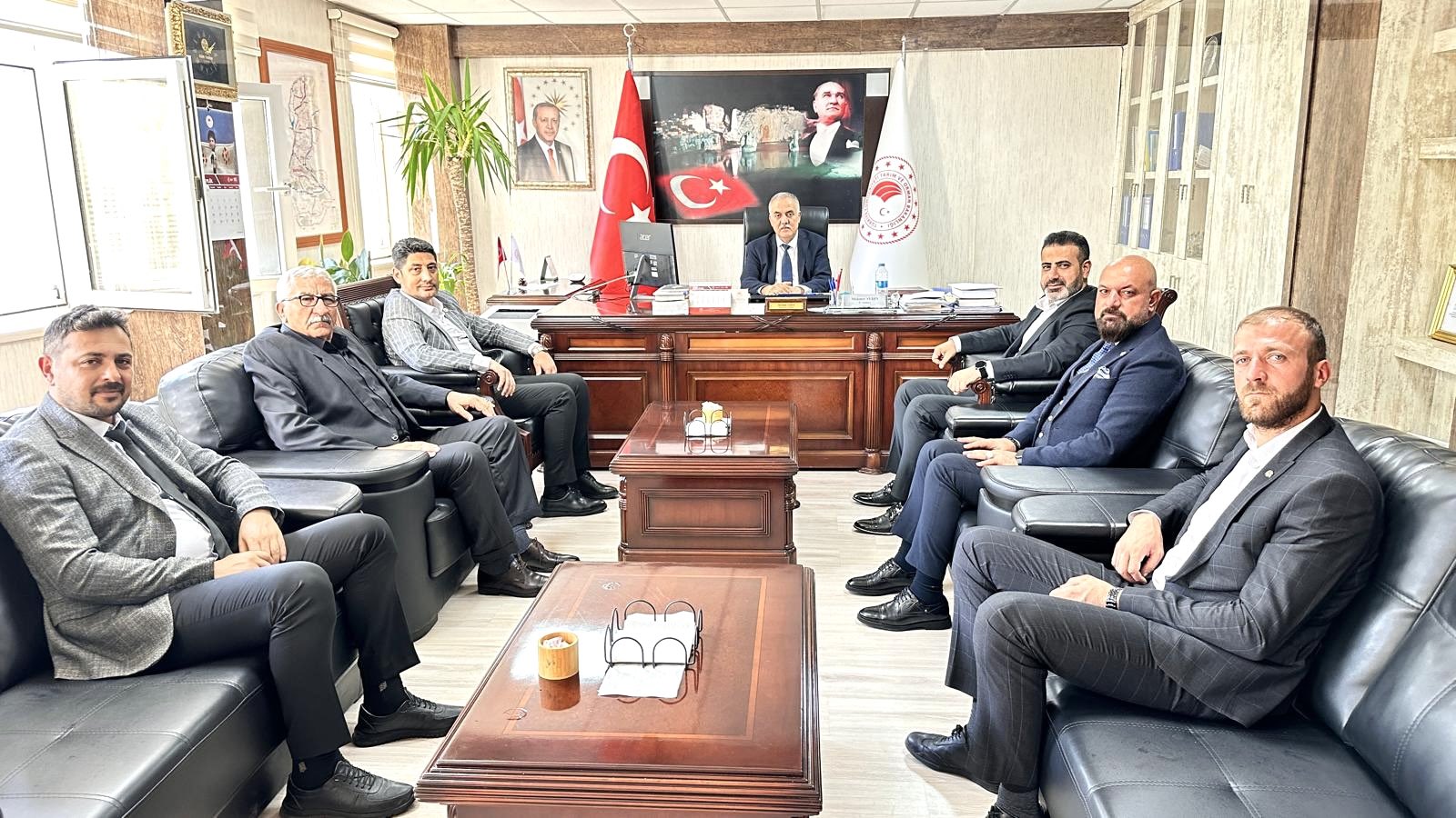 MHP İl Başkanı Çetin, Tarım ve Orman Müdürü Aydın’ı ziyaret etti