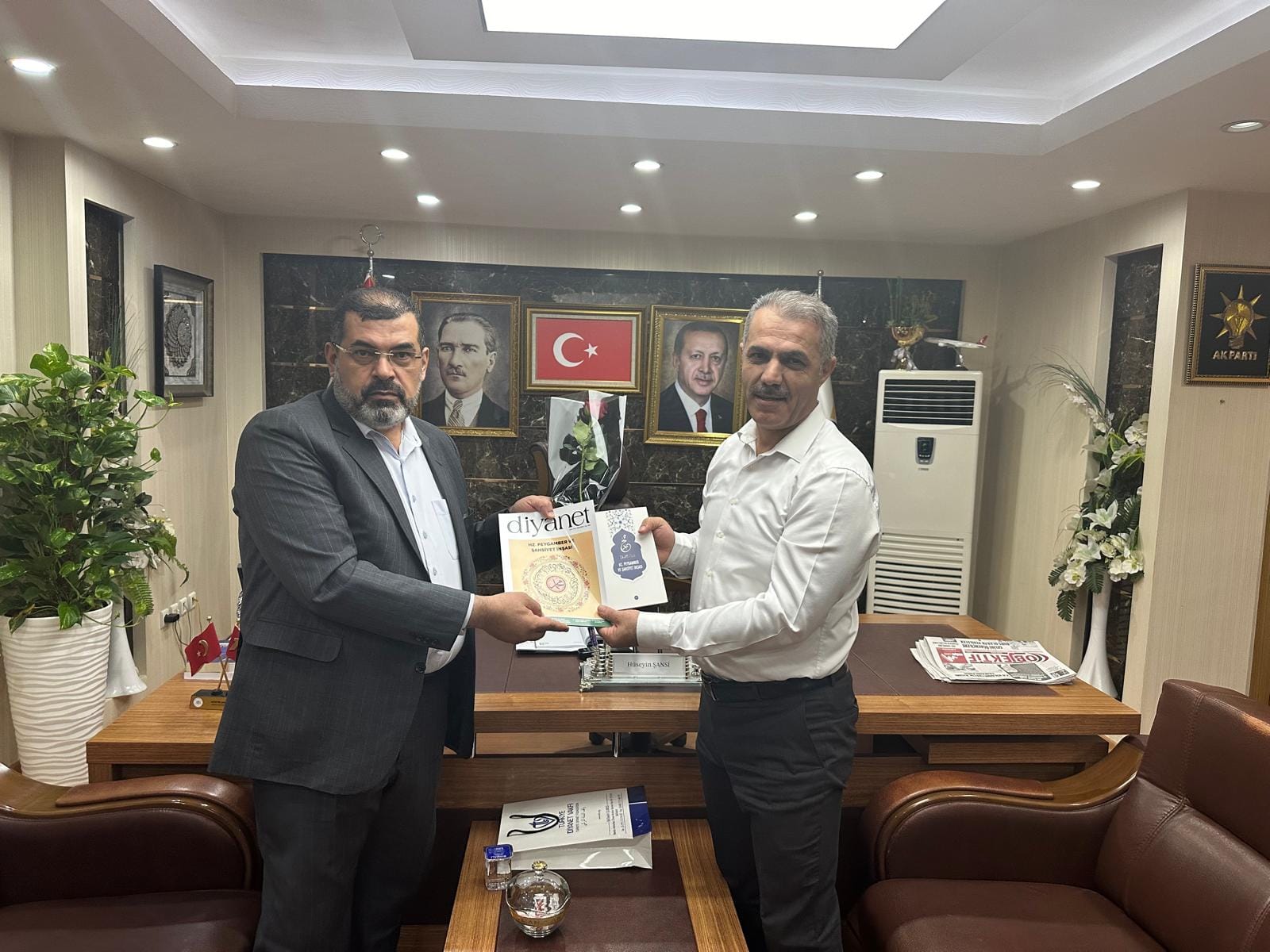 Müftü Durmuş’tan Ak Parti İl Başkanı Şansi’ye ziyaret