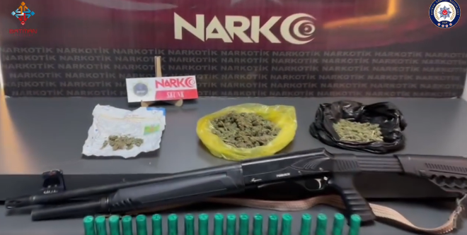 Yeşiltepe Mahallesi’nde uyuşturucu ve silah ele geçirildi