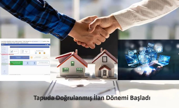 Tapuda doğrulanmış ilan dönemi başladı