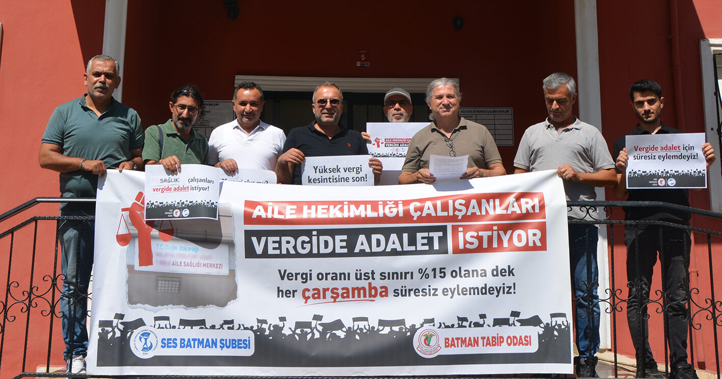 Sağlık Emekçileri 28 Haftadır Vergide Adalet Talep Ediyor