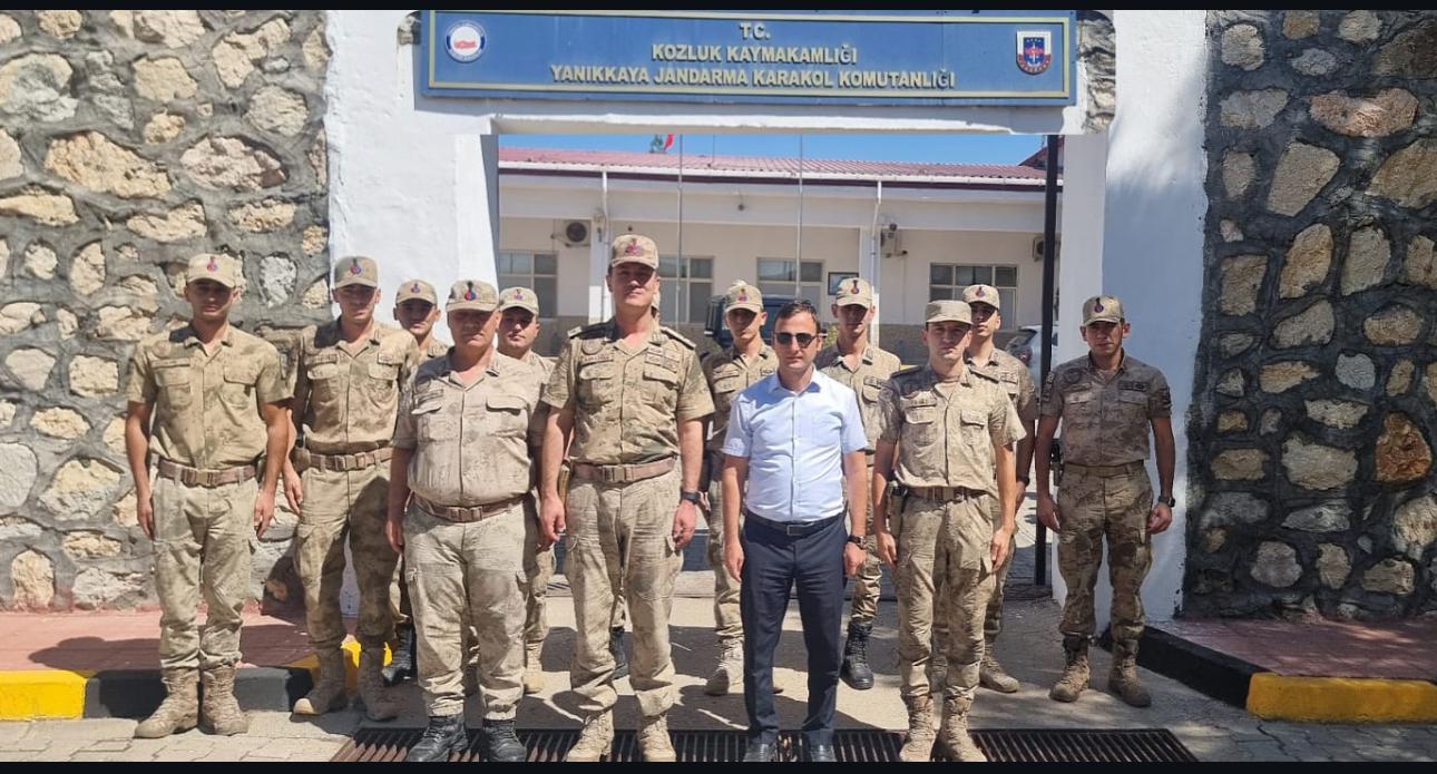 Yanıkkaya Jandarma Karakolunda güvenlik toplantısı