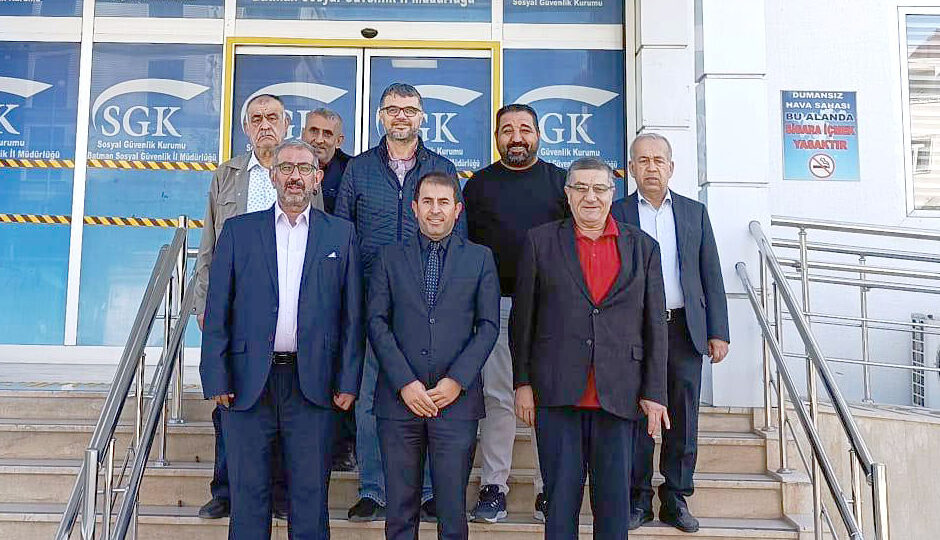 Çalışan Gazeteciler Derneğinden SGK Müdürü Gümüş’e hayırlı olsun ziyareti