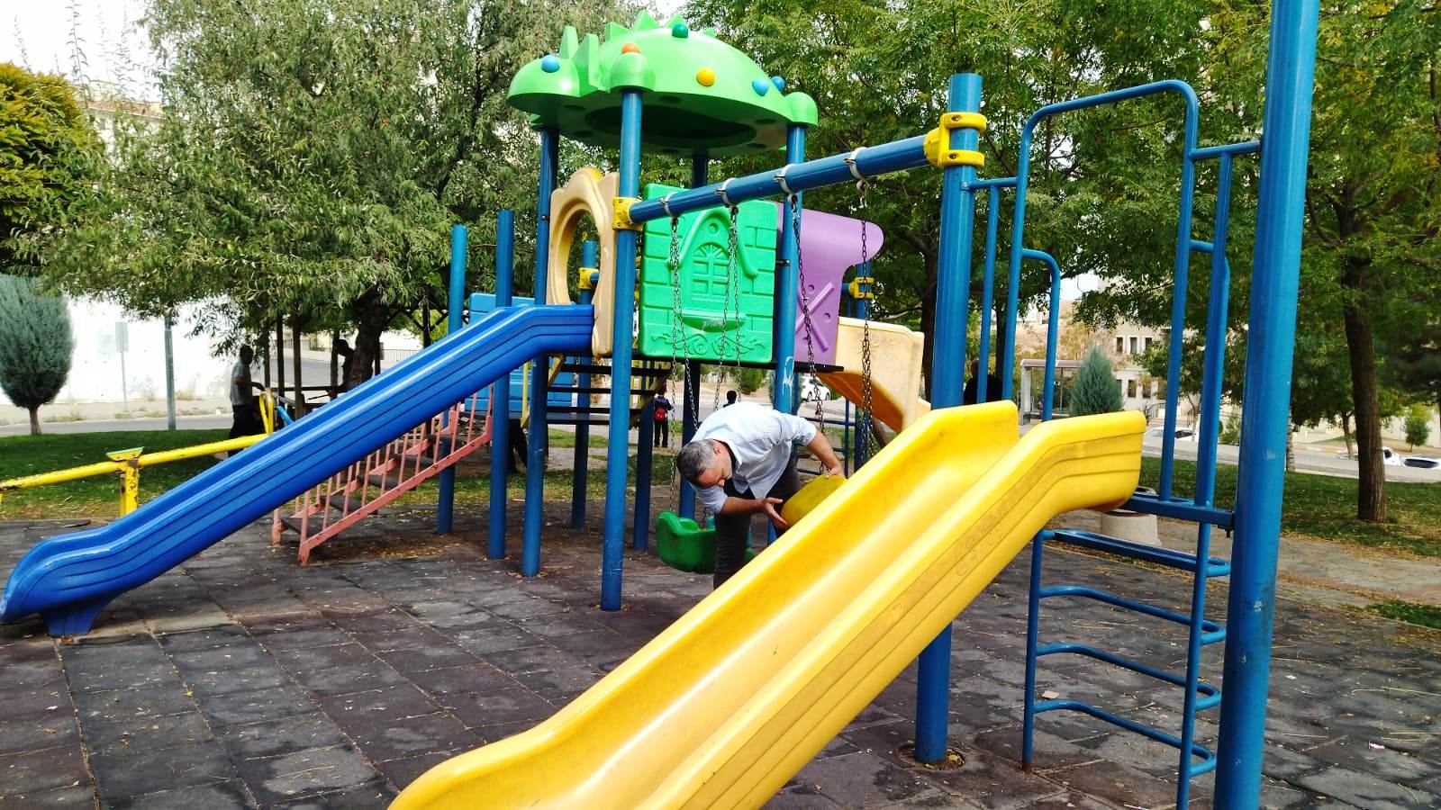 Emekli TOKİ parkları yenilendi