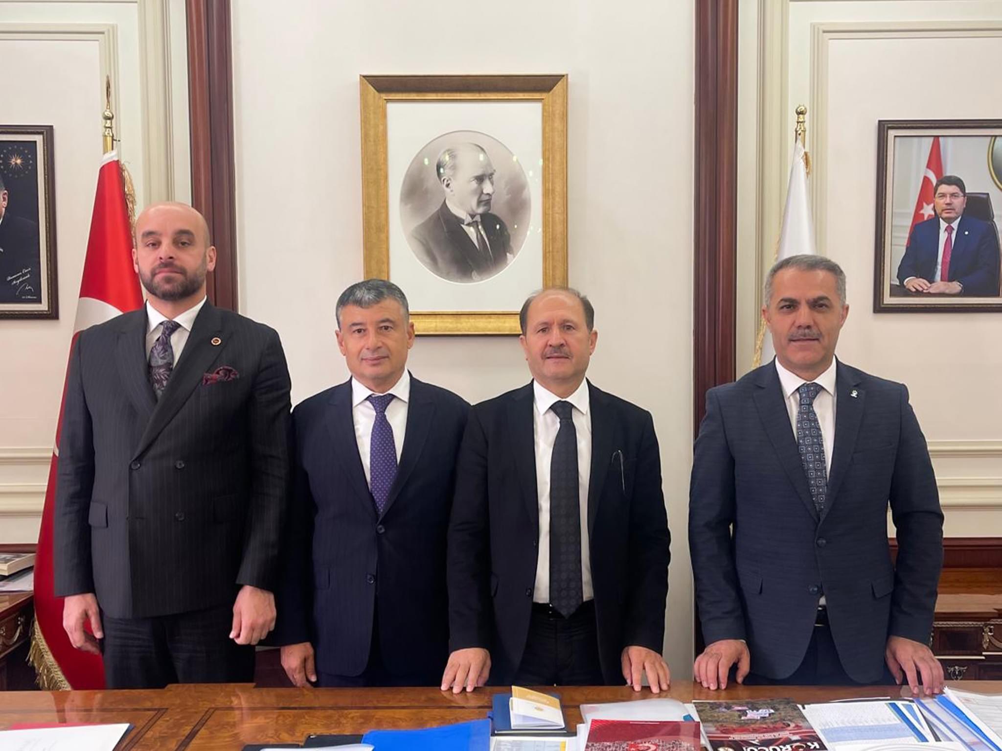 Ferhat Nasıroğlu ve Başkan Şansi’den Ankara’da Önemli Girişimler