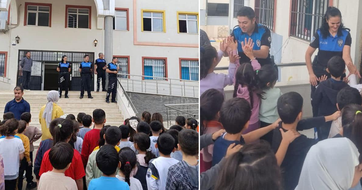 Polisler miniklere mesleklerini tanıttılar