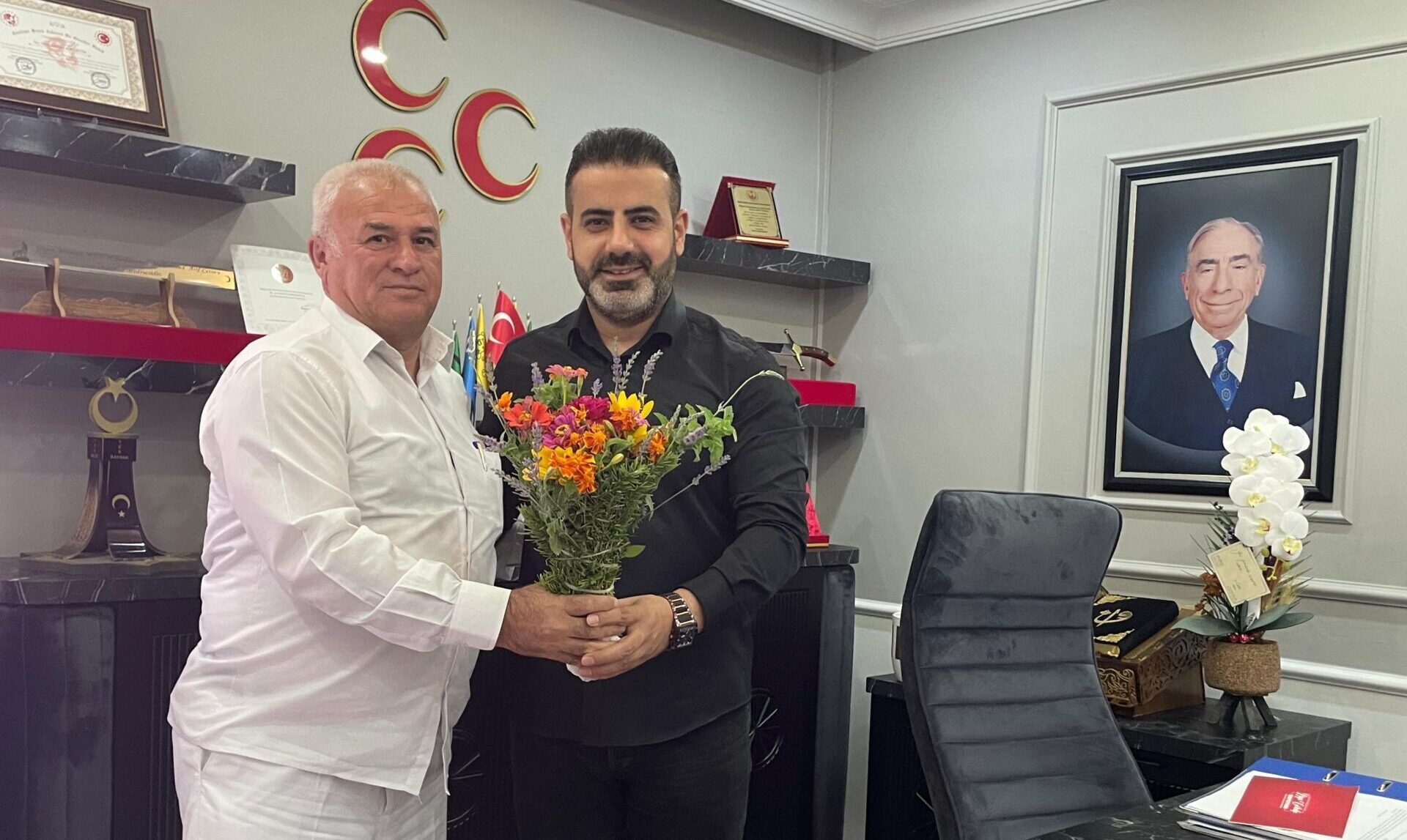 Aktivist Çoban’dan MHP İl Başkanı Çetin’e ziyaret