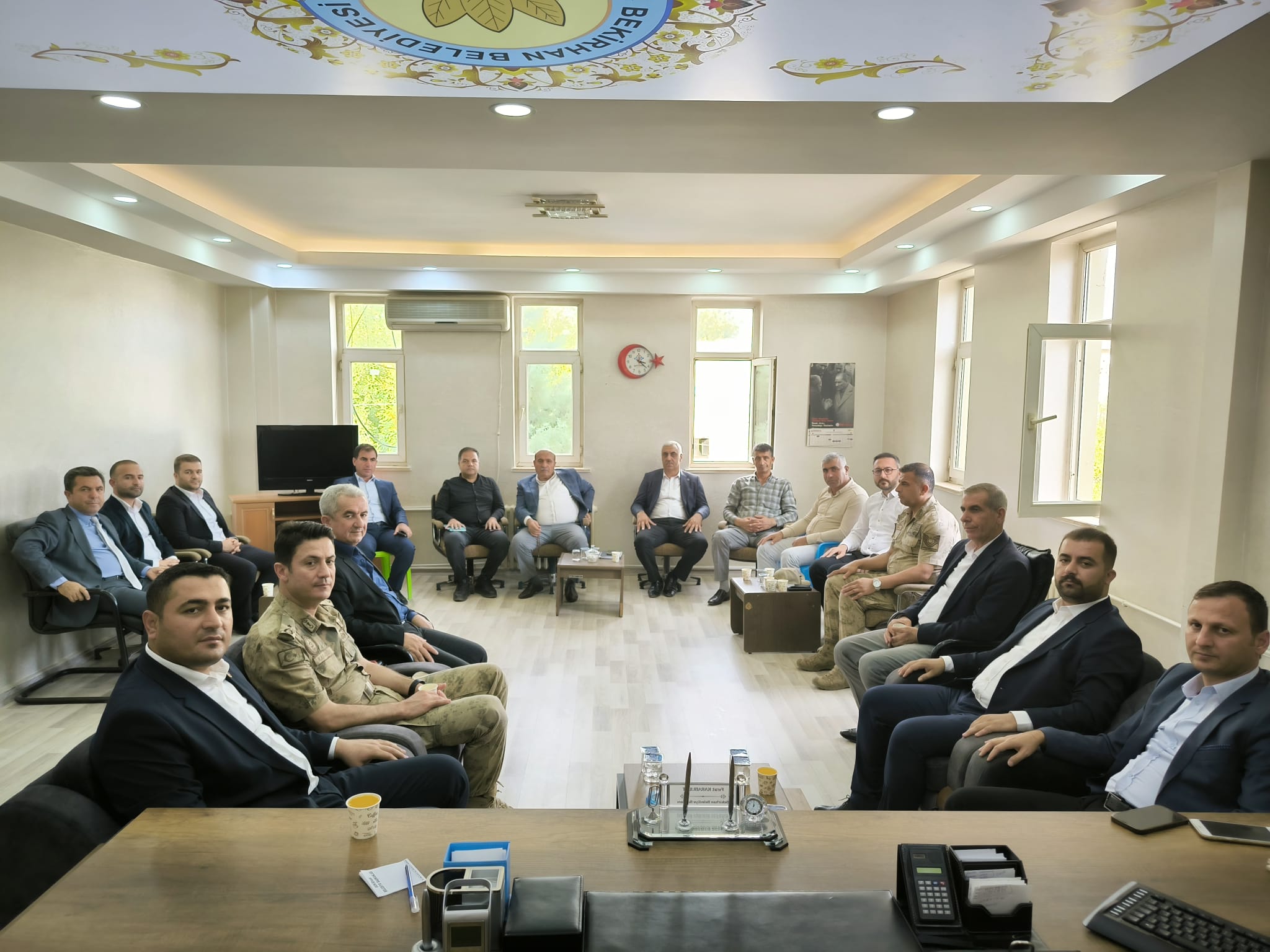 Kaymakam Güngör’den Bekirhan Belediyesi’ne ziyaret