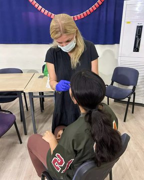 Çocuk Evleri Sitesi’nde diş taraması uygulandı