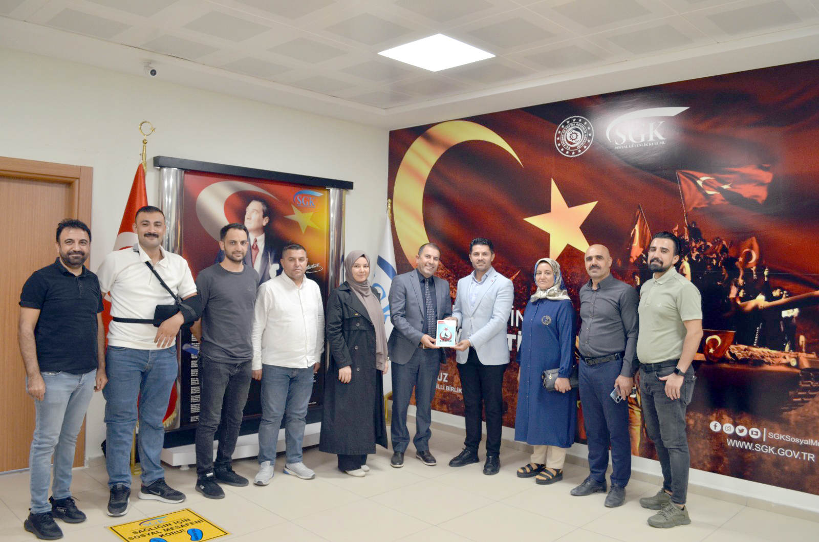 Türkiye Gaziler ve Şehit Aileleri Vakfından SGK’ya ziyaret