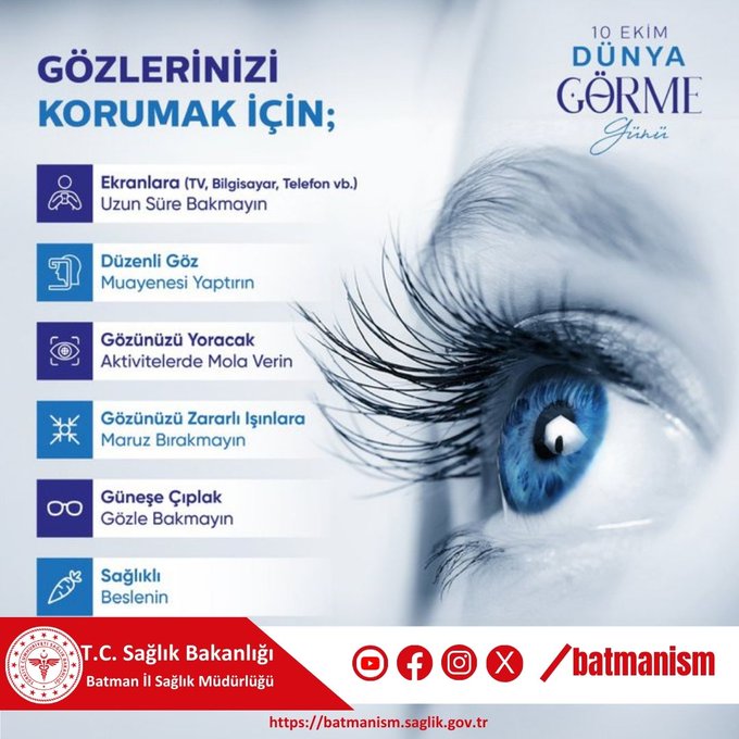 İl Sağlık Müdürlüğü’nden göz sağlığı uyarısı