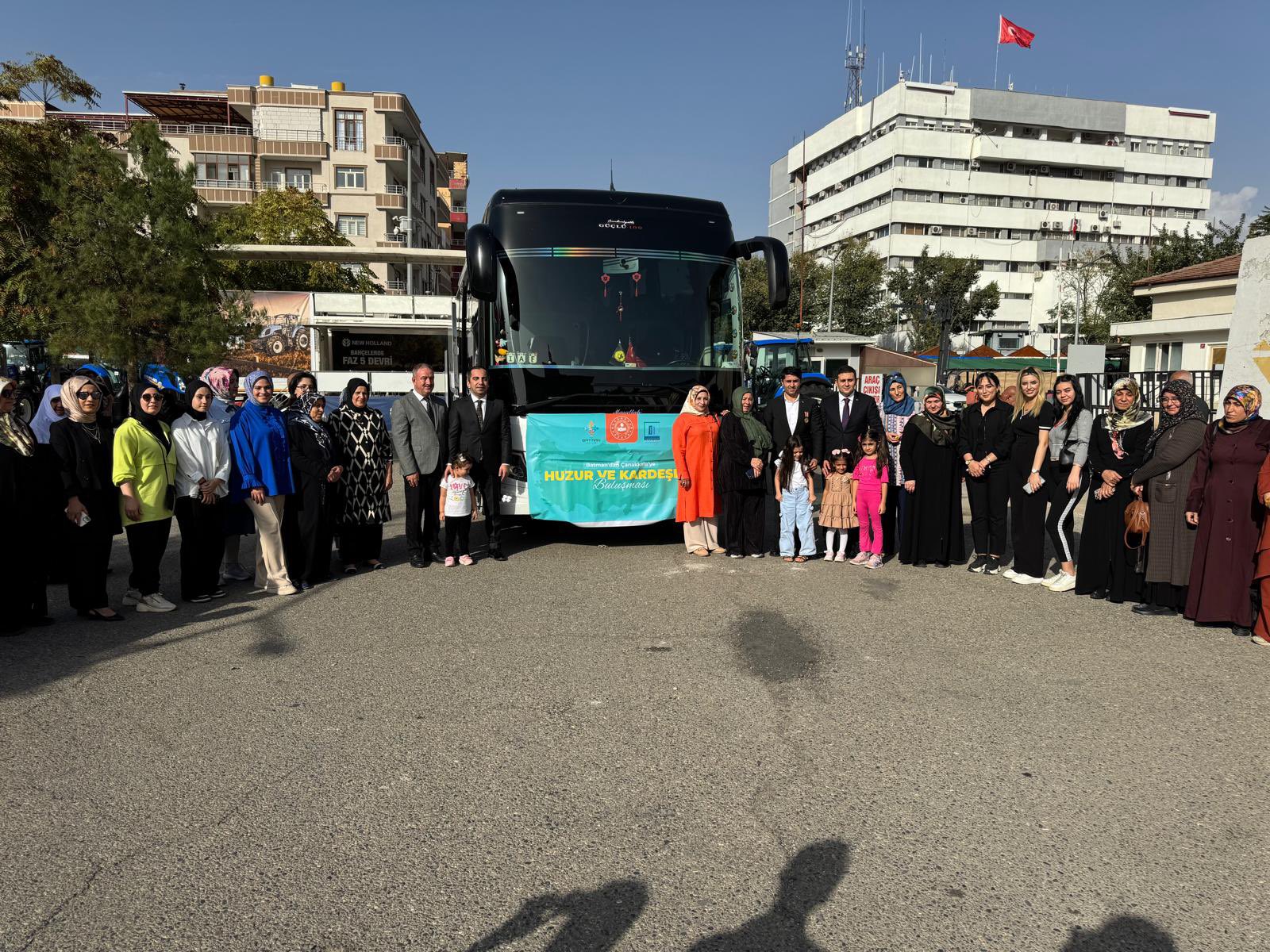 Batman’dan Çanakkale’ye ‘Huzur ve Kardeşlik Buluşması’ projesi başladı