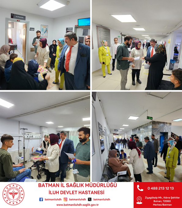 Batman İluh Devlet Hastanesi’nde Hasta Hakları Günü Etkinliği
