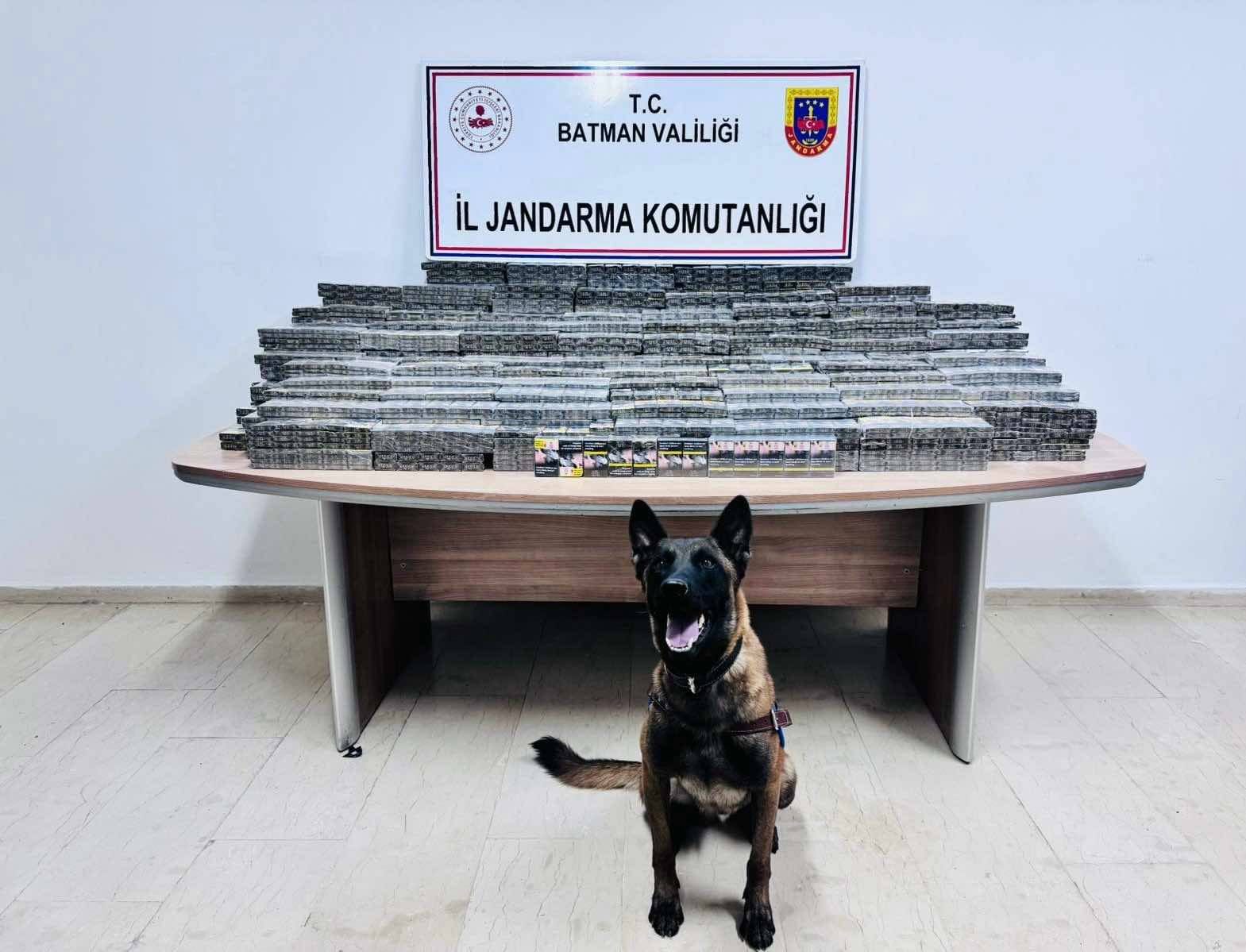 Yol Kontrolünde 5.110 Paket Kaçak Sigara Ele Geçirildi