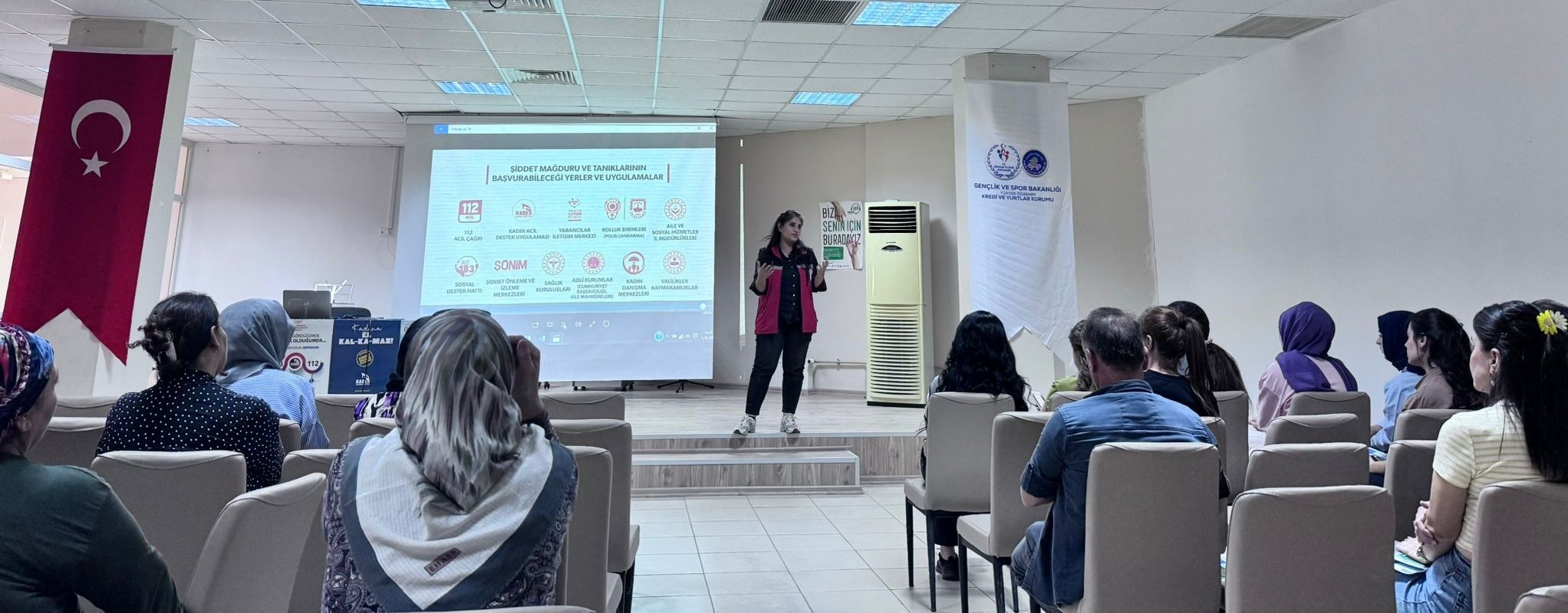 Kadına Yönelik Şiddetle Mücadele semineri düzenlendi