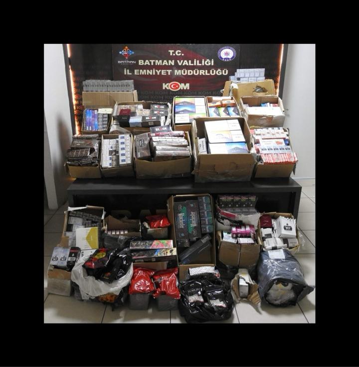 Kargoda gümrük kaçağı malzemeler ele geçirildi