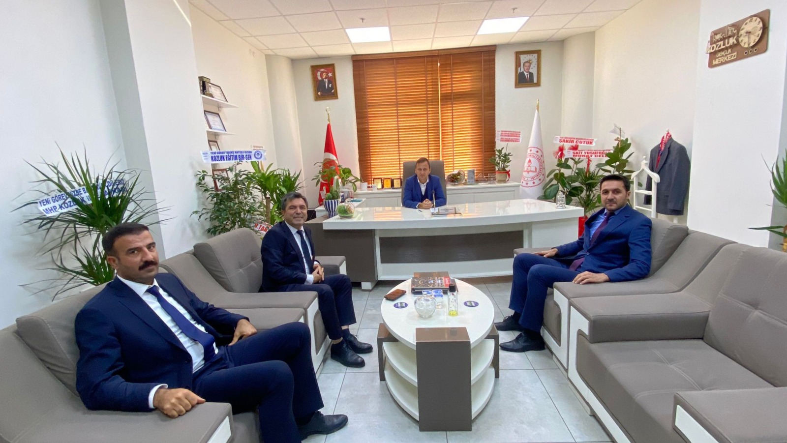 Yeni ilçe Milli Eğitim Müdürü’ne hayırlı olsun ziyareti