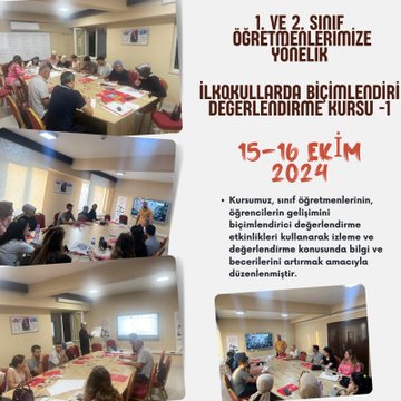 Batman Ölçme Değerlendirme Merkezi’nden Biçimlendirici Değerlendirme Kursu