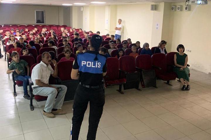 Öğrencilere güvenlik ve meslek bilgilendirmesi