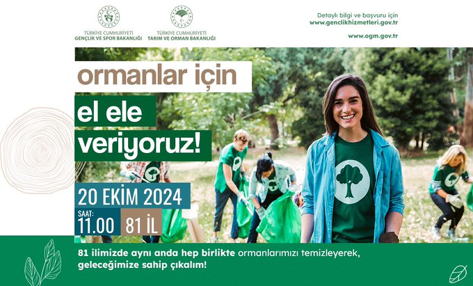 Türkiye Genelinde Ormanlar İçin Büyük Çevre Hareketi Başlatıldı