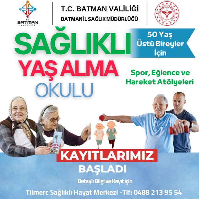 Tilmerç Sağlıklı Hayat Merkezi’nden 50 Yaş Üstü Bireylere Eğitim Fırsatı