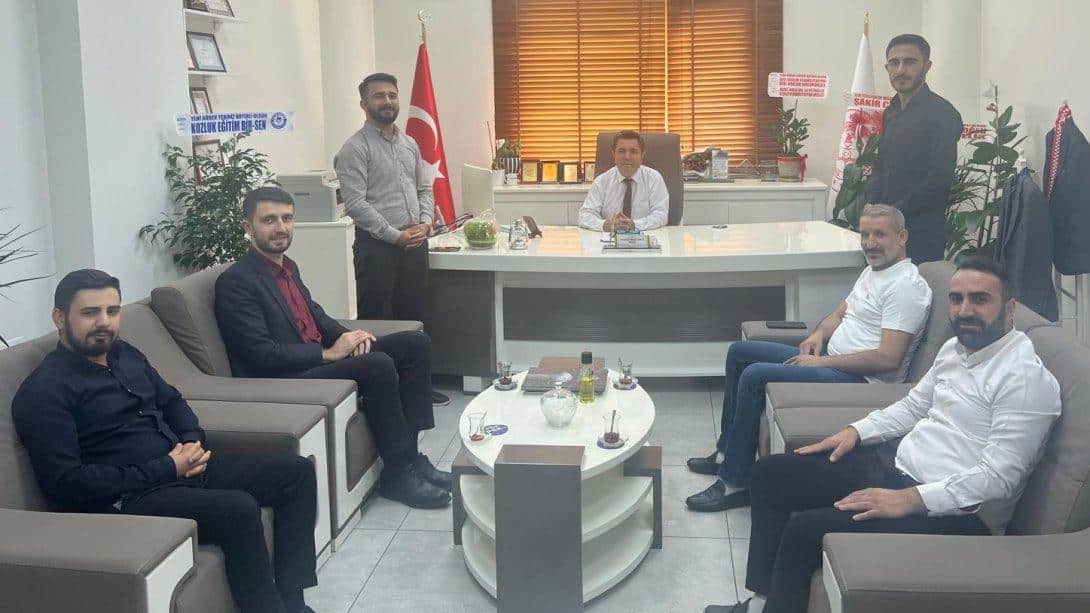 KOZLUK İLÇE MİLLİ EĞİTİM MÜDÜRÜNE HAYIRLI OLSUN ZİYARETİ