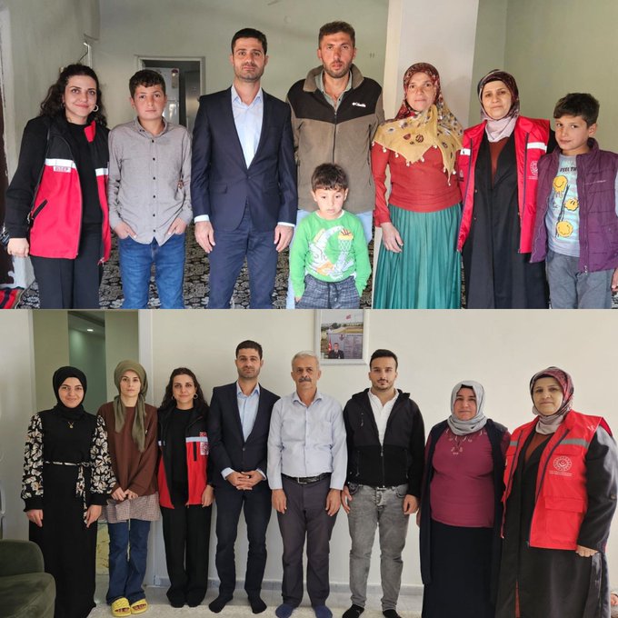 Sason Sosyal Hizmet Merkezi, Şehit Ailelerini Ziyaret Ediyor