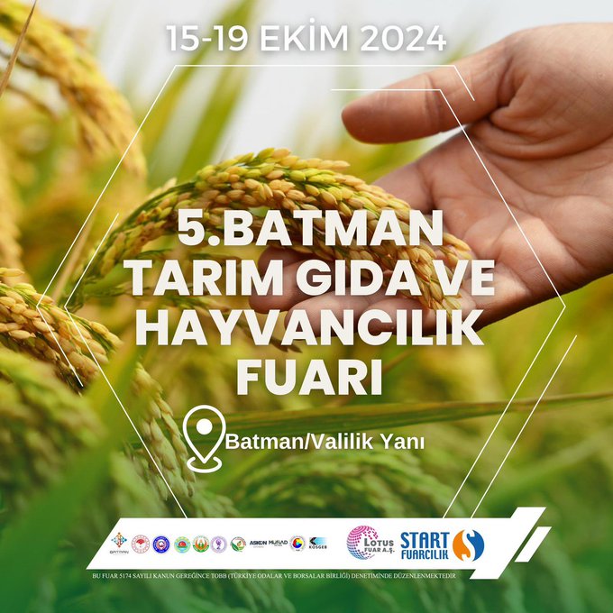 Batman Tarım, Gıda ve Hayvancılık Fuarı Başlıyor! 🌾🌽🚜