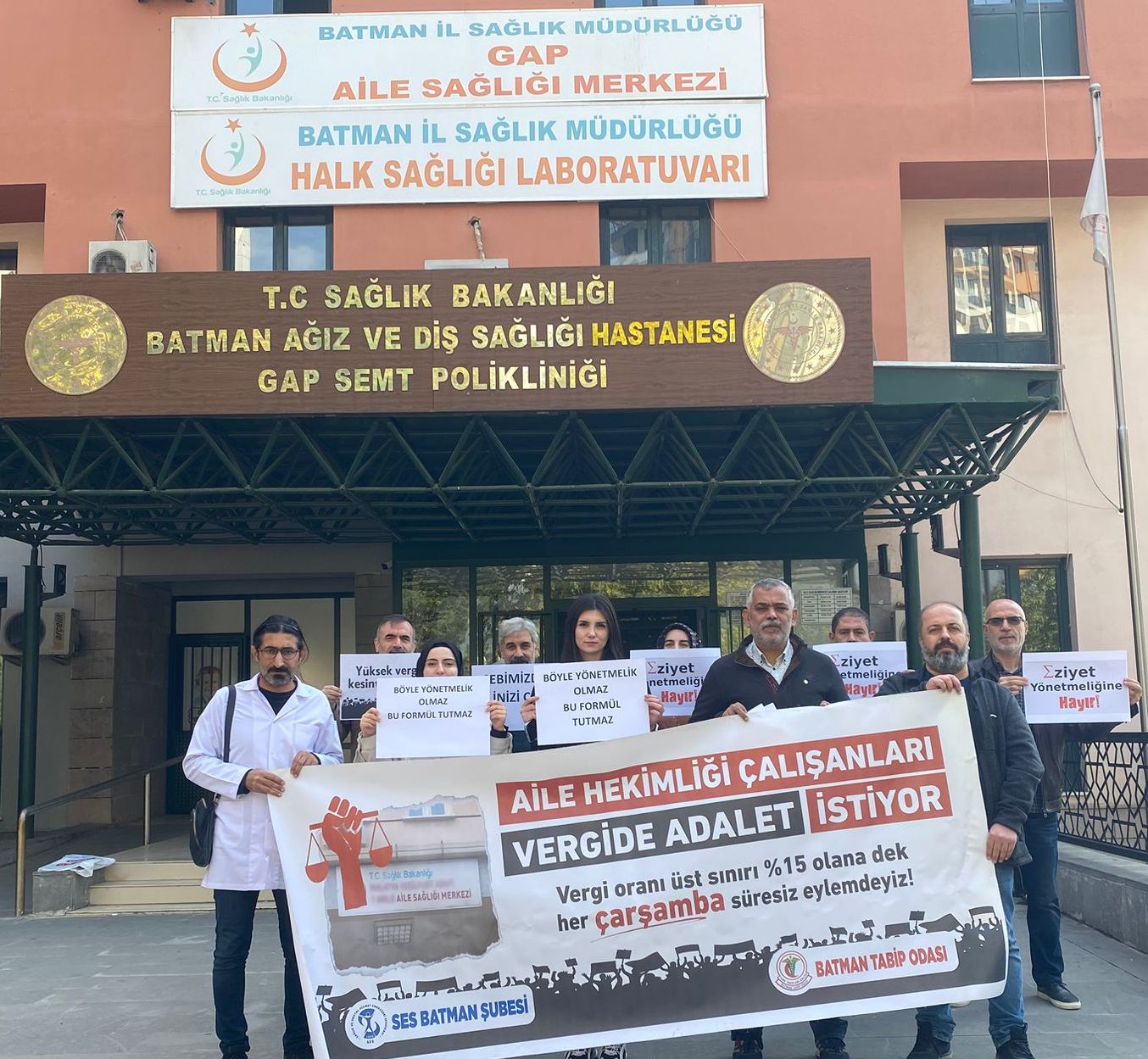 Sağlık Emekçileri Vergide Adalet İçin Ses Yükseltti
