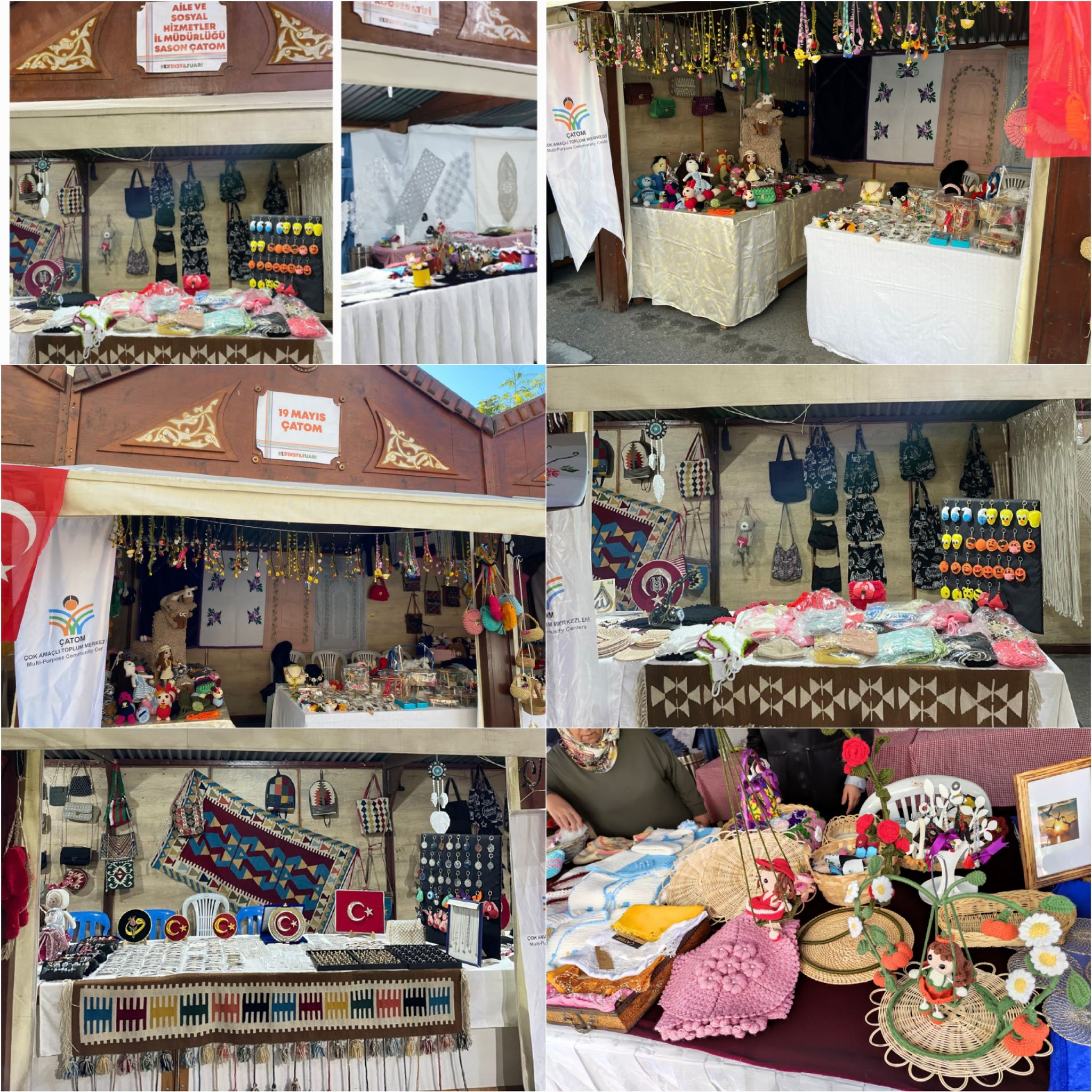 ÇATOM Kadınlarının Ürünleri fuarda sergilendi