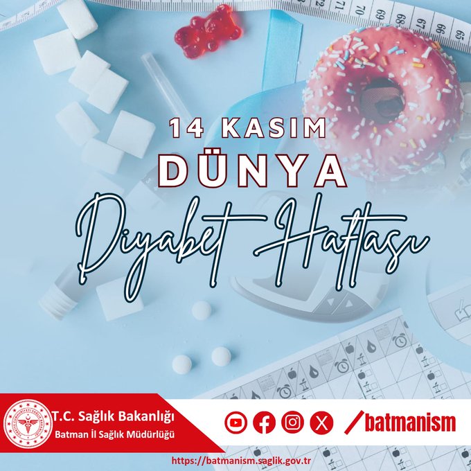 İl Sağlık Müdürlüğünden Diyabet Uyarısı