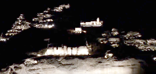 Hasankeyf Kalesi Aydınlatma Projesinde sona yaklaşıldı