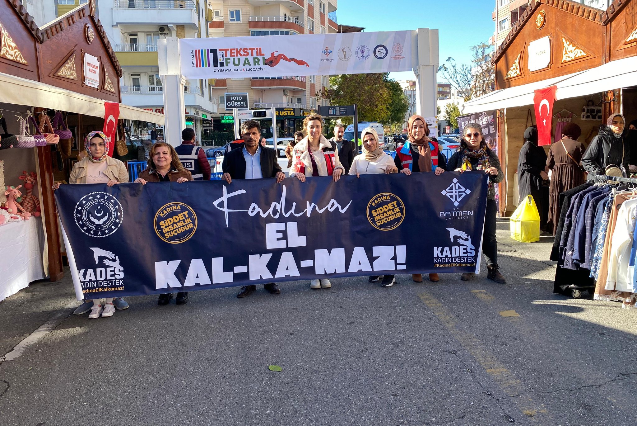 Fuar katılımcılarına KADES bilgilendirmesi