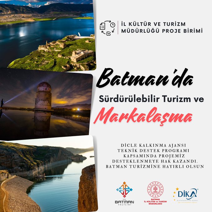 Batman’da sürdürülebilir turizm ve markalaşma projesi başladı