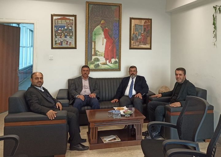 Müftü Durmuş’tan Gençlik Merkezi Müdürü Musab Baran’a İadei Ziyaret