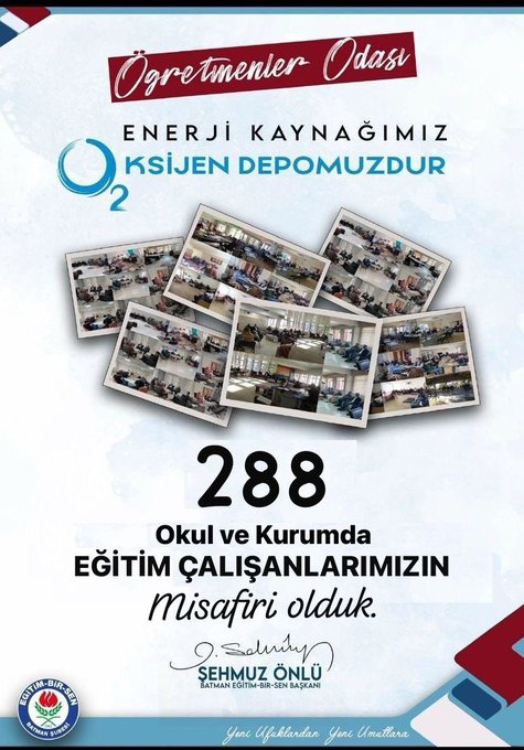 Eğitim-Bir-Sen Batman Şubesi, Okul Ziyaretlerini Sürdürüyor