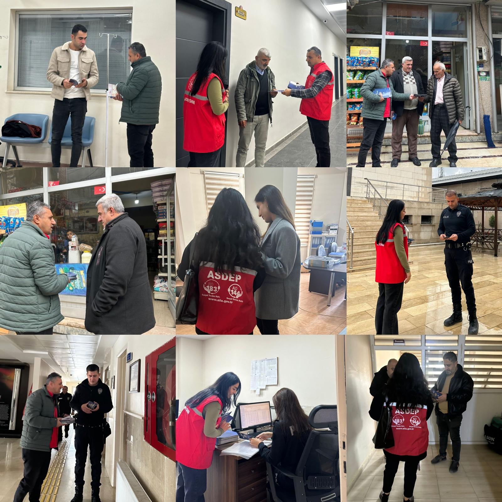 Sason’da Kadına Yönelik Şiddetle Mücadele için farkındalık çalışması