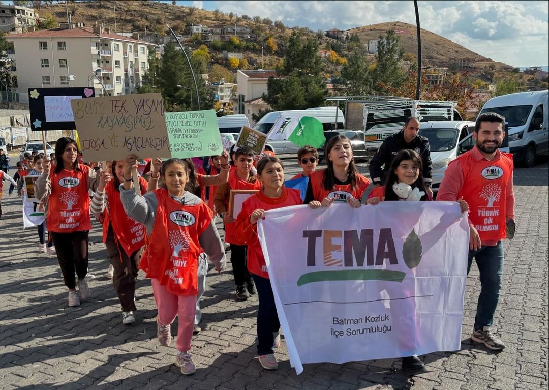 ‘Toprağa Saygı Yürüyüşü’ ile Erozyonla Mücadele Haftası’na dikkat çekildi