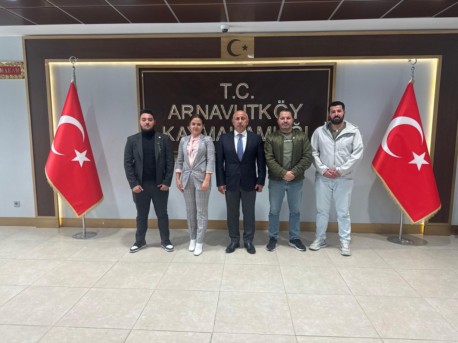 Yeni Yüzyıl Partisi Arnavutköy İlçe Başkanlığı’ndan Kaymakam HERSANLIOĞLU’na Ziyaret