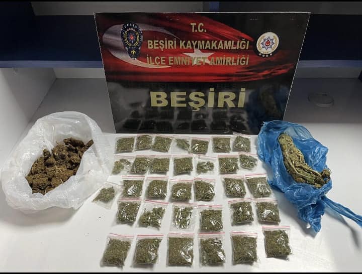 Beşiri’de 157 gram esrar ele geçirildi