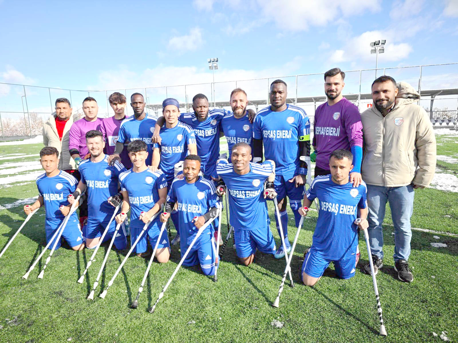 DEPSAŞ Enerji Ampute Futbol Takımından Farklı Galibiyet